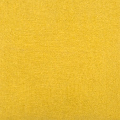 coton uni jaune moutarde