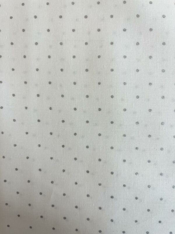 Coton pois argent