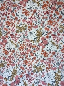 Tissus viscose fleurettes