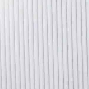 Minky Côtelé Blanc