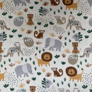 coton animaux jungle