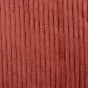 Minky Côtelé Terracotta