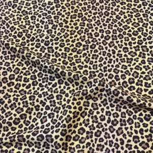 Coton léopard jaune