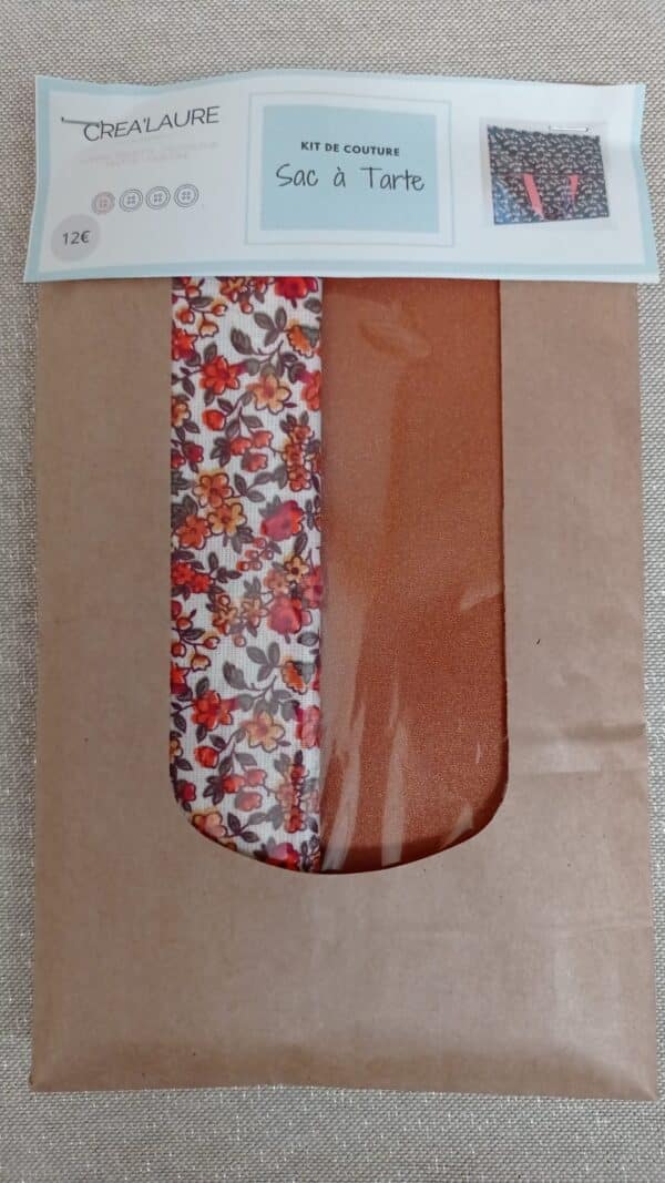 Kit Sac à Tarte fleurs orangées