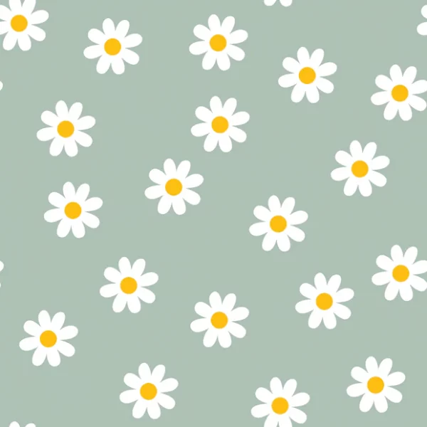 Coton imprimé marguerite