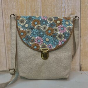Pochette Maëva - motifs fleurs