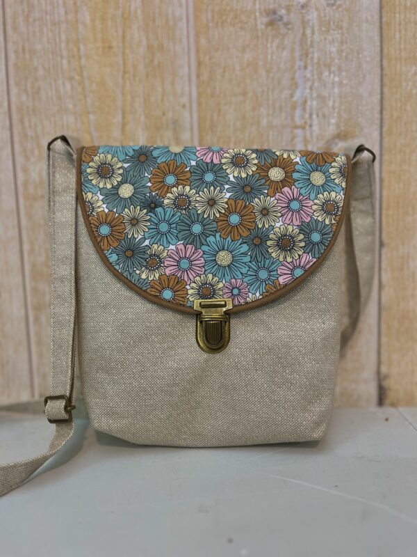 Pochette Maëva - motifs fleurs