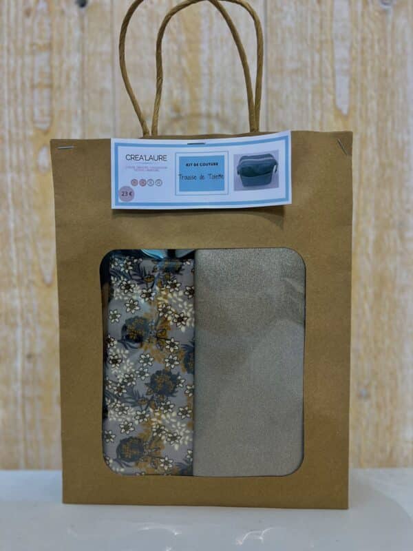 Trousse de toilette grise