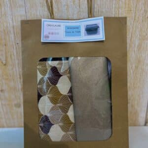 Trousse de toilette queues de paons