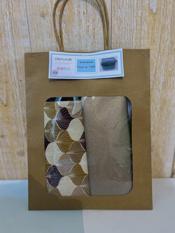 Trousse de toilette queues de paons