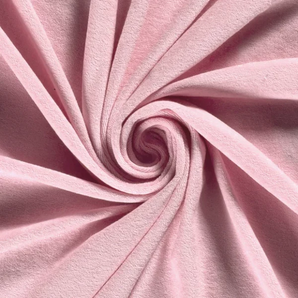 Tissu éponge - Rose