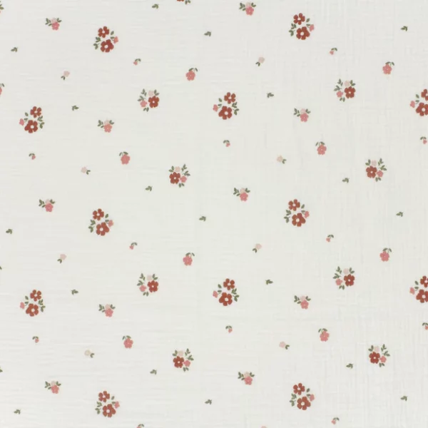 Double gaze fleurs