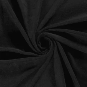 Tissu éponge - noir