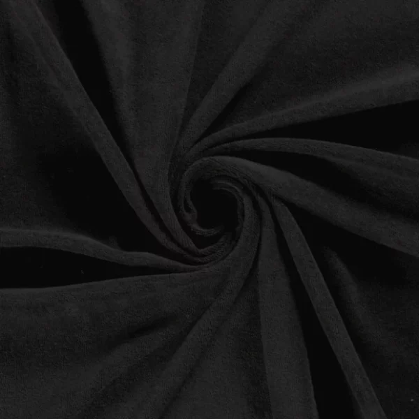 Tissu éponge - noir
