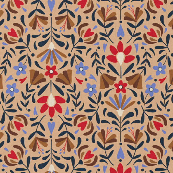 Coton imprimé Lafleur