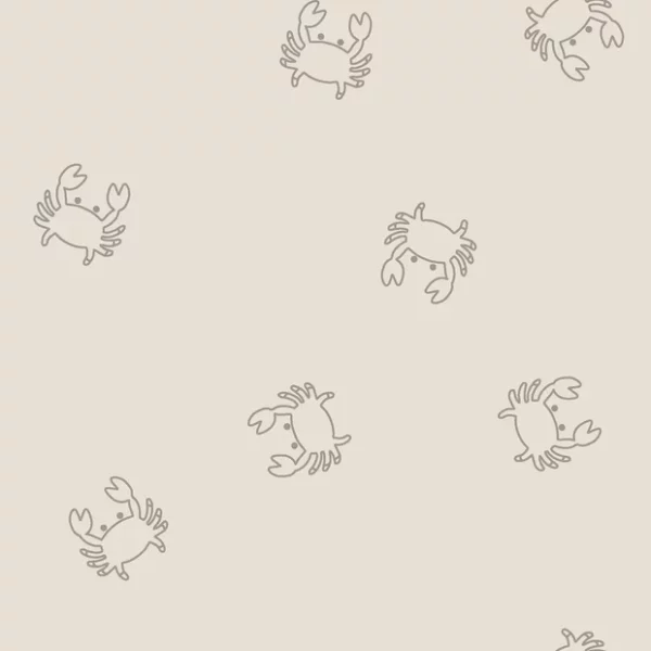 Tissu éponge - Crabes