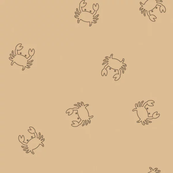 Tissu éponge - Crabes