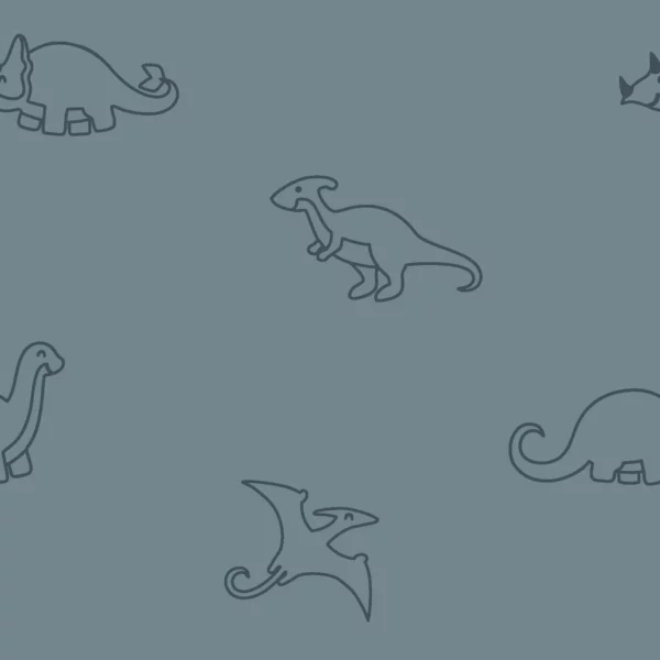 Tissu éponge -Dinosaures