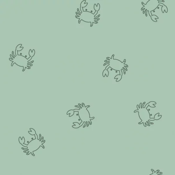 Tissu éponge - Crabes