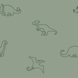 Tissu éponge -Dinosaures