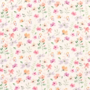 Double gaze fleurs