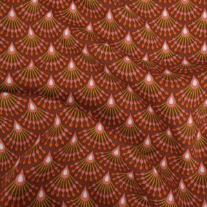 Viscose - Ginza orange/brique