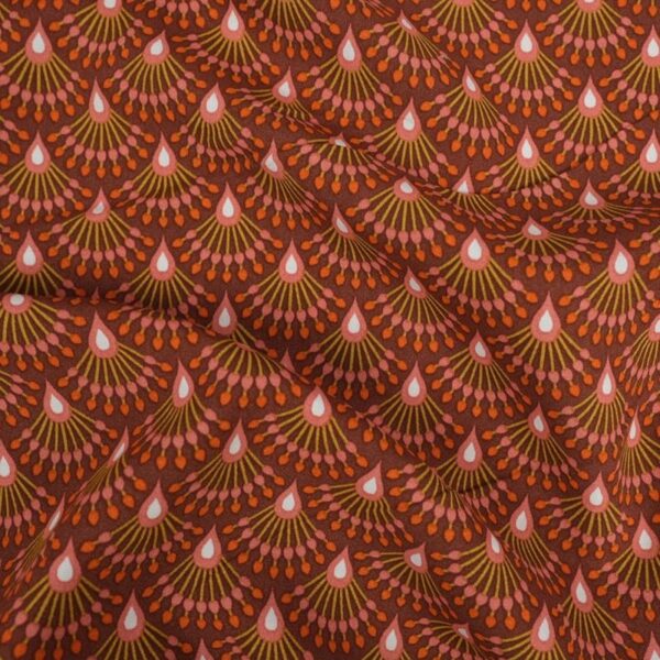 Viscose - Ginza orange/brique