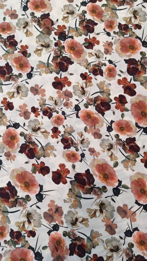 Viscose - Fleurs d'automne (digitale)