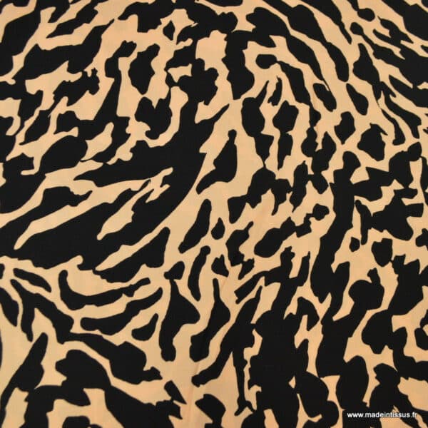 Viscose - zèbre saumon