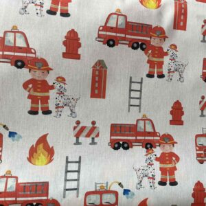 Coton enduit Pompiers