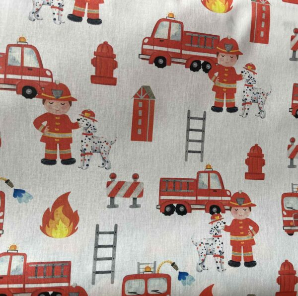 Coton enduit Pompiers