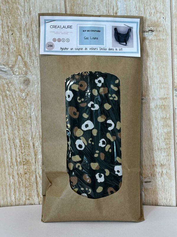 Kit Sac Louna léopard noir