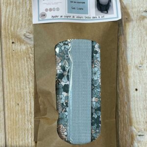 Kit Sac Louna fleuris bleu