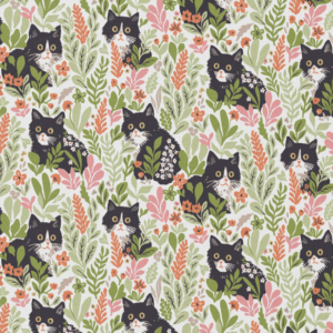 Coton Imprimé OBAMA Vert / Rose