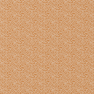 Coton Imprimé TASSI Caramel / Blanc