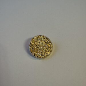 Bouton dorée 25mm