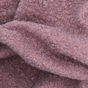 Bouclé vieux rose