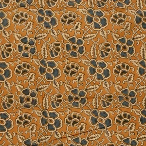 Tissu abstrait ocre 2