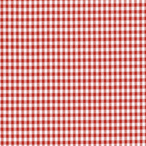 Tissu vichy petit rouge