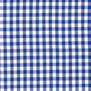 Tissu vichy moyen bleu roi