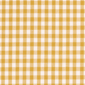 Tissu vichy moyen ocre