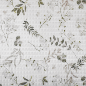 Nid d'abeille azaya blanc/vert