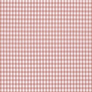 Tissu vichy petit vieux rose