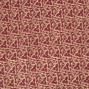 Tissu abstrait rouge
