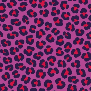 impermeable leopard - magenta
