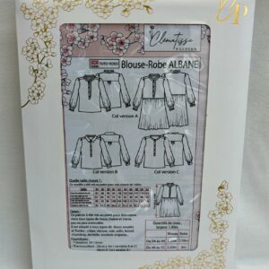 patron blouse robe albane femme