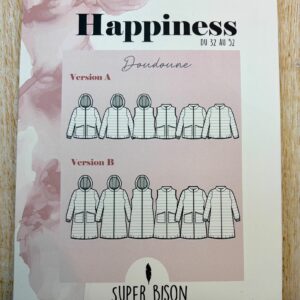 patron doudoune happiness femme