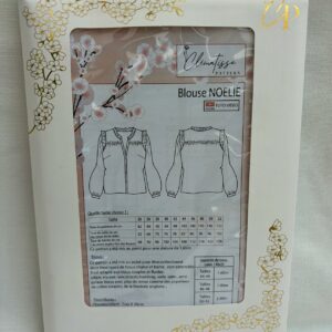 patron blouse noelie
