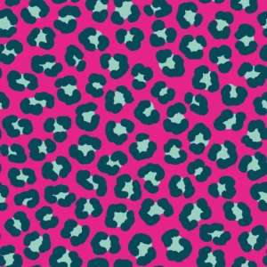 impermeable leopard - fushia