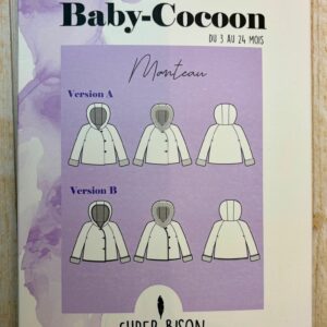 patron manteau baby cocoon bebe